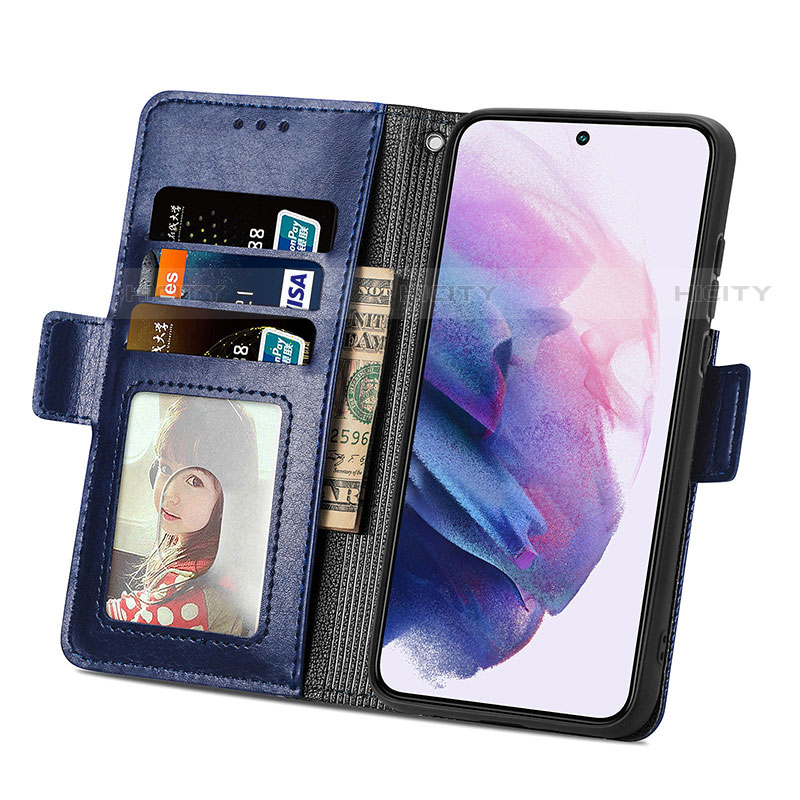 Handytasche Stand Schutzhülle Flip Leder Hülle S06D für Samsung Galaxy S21 5G