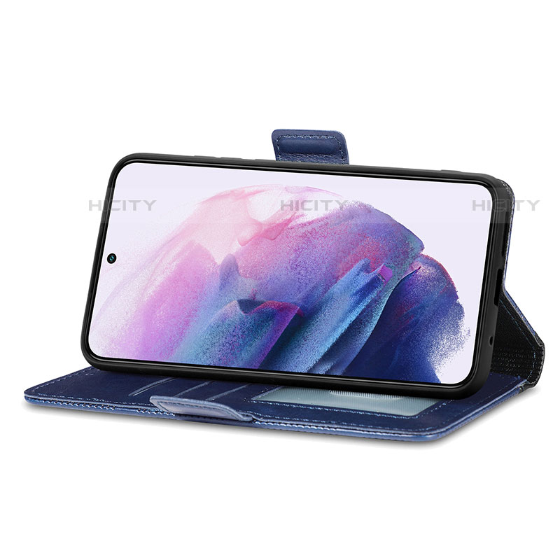 Handytasche Stand Schutzhülle Flip Leder Hülle S06D für Samsung Galaxy S21 5G