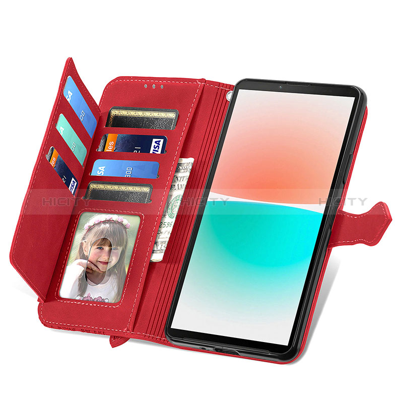 Handytasche Stand Schutzhülle Flip Leder Hülle S06D für Sony Xperia 10 IV