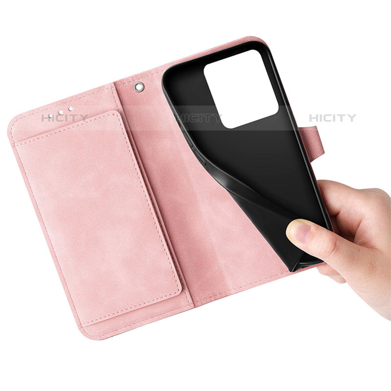 Handytasche Stand Schutzhülle Flip Leder Hülle S06D für Vivo iQOO Z6 Lite 5G groß