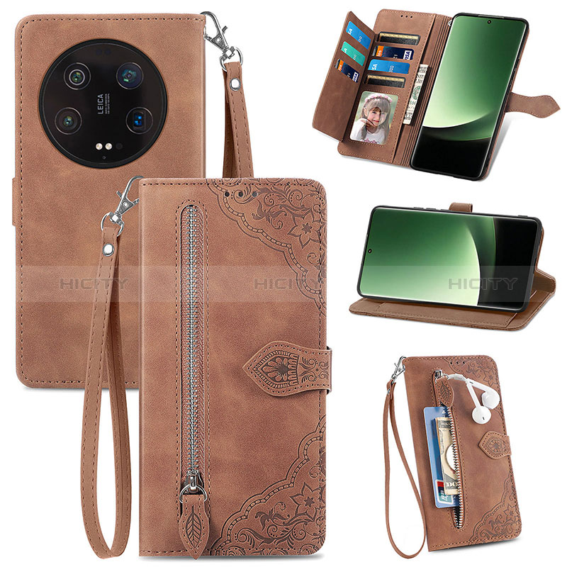 Handytasche Stand Schutzhülle Flip Leder Hülle S06D für Xiaomi Mi 13 Ultra 5G