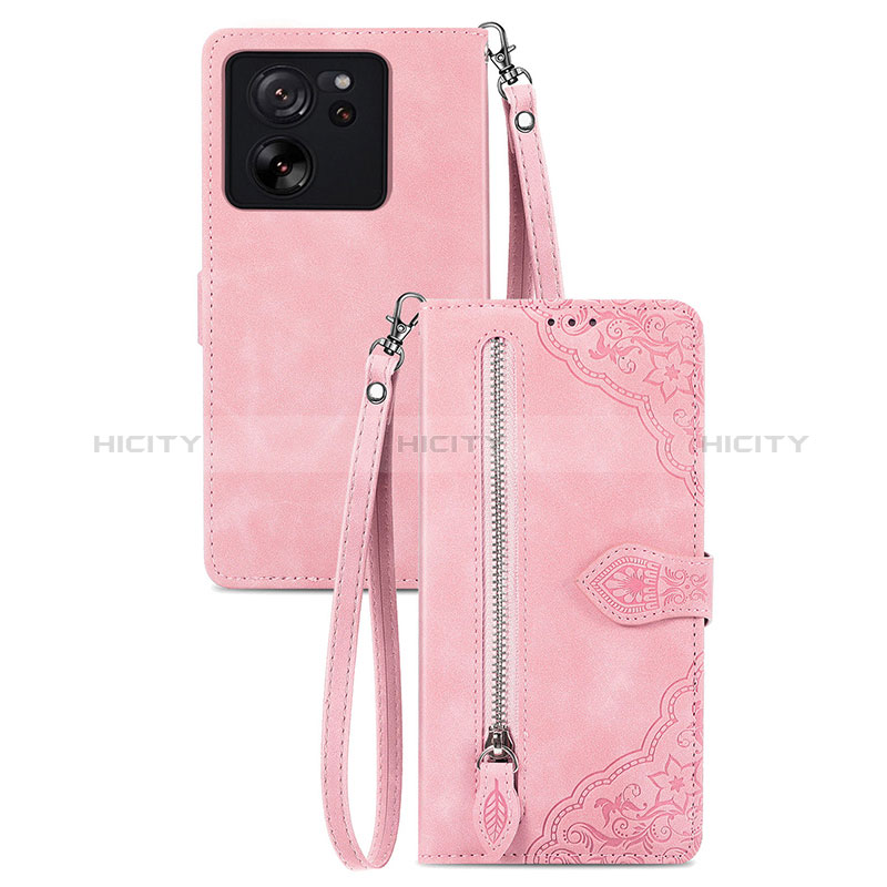 Handytasche Stand Schutzhülle Flip Leder Hülle S06D für Xiaomi Mi 13T Pro 5G Rosa