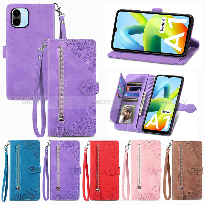 Handytasche Stand Schutzhülle Flip Leder Hülle S06D für Xiaomi Poco C50