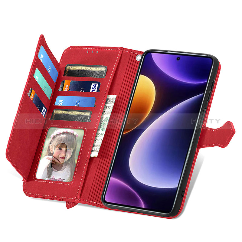 Handytasche Stand Schutzhülle Flip Leder Hülle S06D für Xiaomi Poco F5 5G