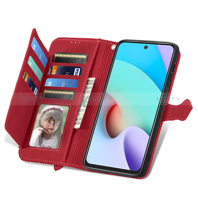 Handytasche Stand Schutzhülle Flip Leder Hülle S06D für Xiaomi Poco M4 Pro 5G groß