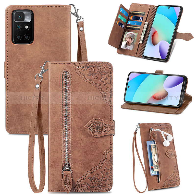 Handytasche Stand Schutzhülle Flip Leder Hülle S06D für Xiaomi Poco M4 Pro 5G