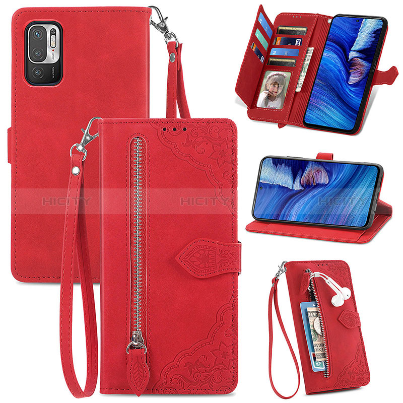 Handytasche Stand Schutzhülle Flip Leder Hülle S06D für Xiaomi Redmi Note 10T 5G