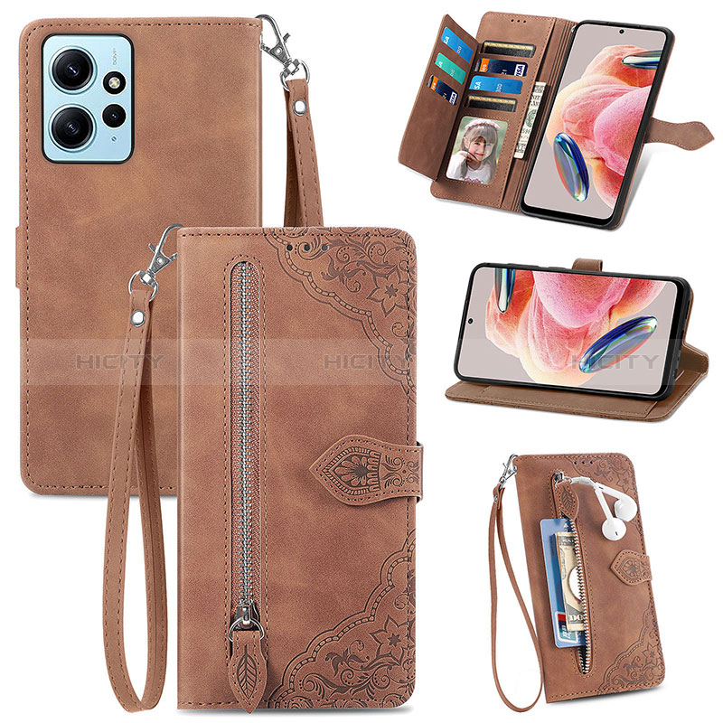 Handytasche Stand Schutzhülle Flip Leder Hülle S06D für Xiaomi Redmi Note 12 4G