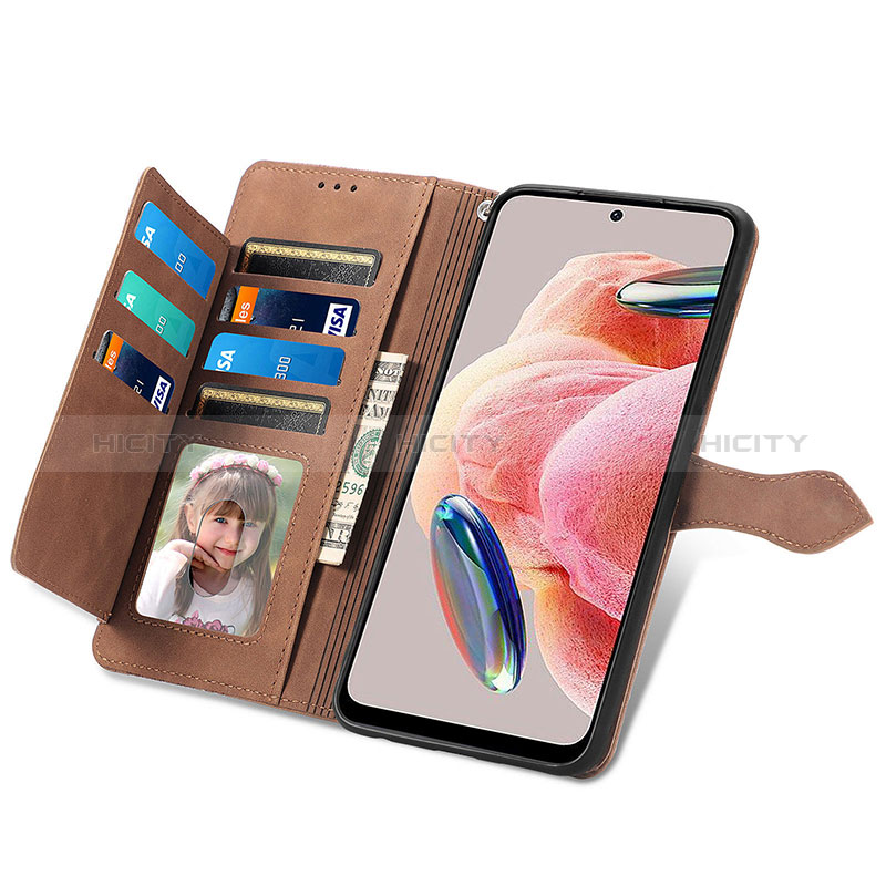 Handytasche Stand Schutzhülle Flip Leder Hülle S06D für Xiaomi Redmi Note 12 4G