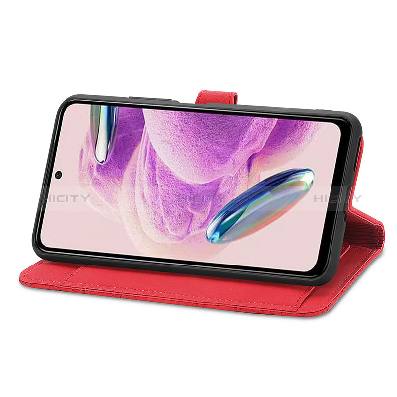 Handytasche Stand Schutzhülle Flip Leder Hülle S06D für Xiaomi Redmi Note 12S groß