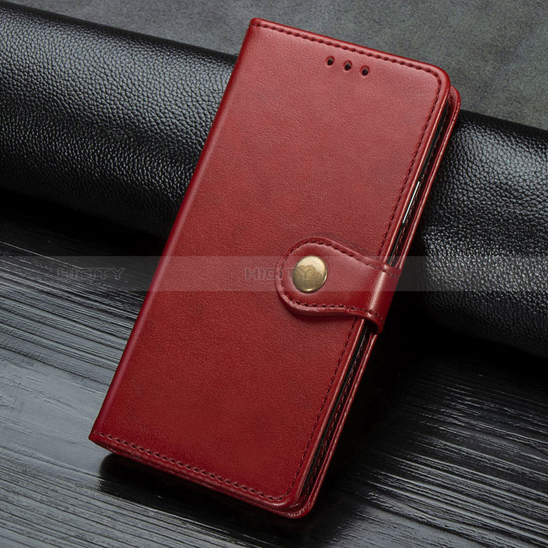 Handytasche Stand Schutzhülle Flip Leder Hülle S07D für Google Pixel 4 Rot