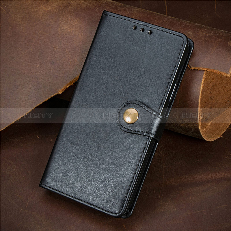 Handytasche Stand Schutzhülle Flip Leder Hülle S07D für Google Pixel 4a Schwarz