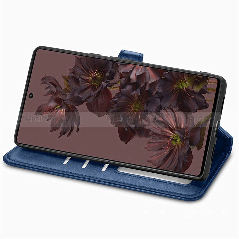 Handytasche Stand Schutzhülle Flip Leder Hülle S07D für Google Pixel 7 5G