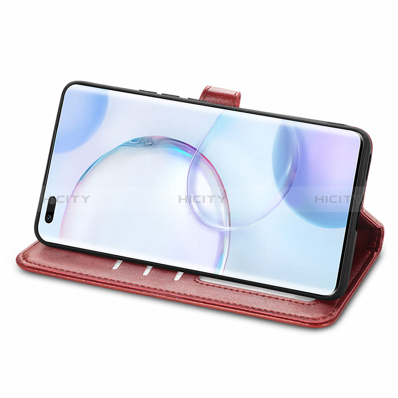 Handytasche Stand Schutzhülle Flip Leder Hülle S07D für Huawei Honor 50 Pro 5G