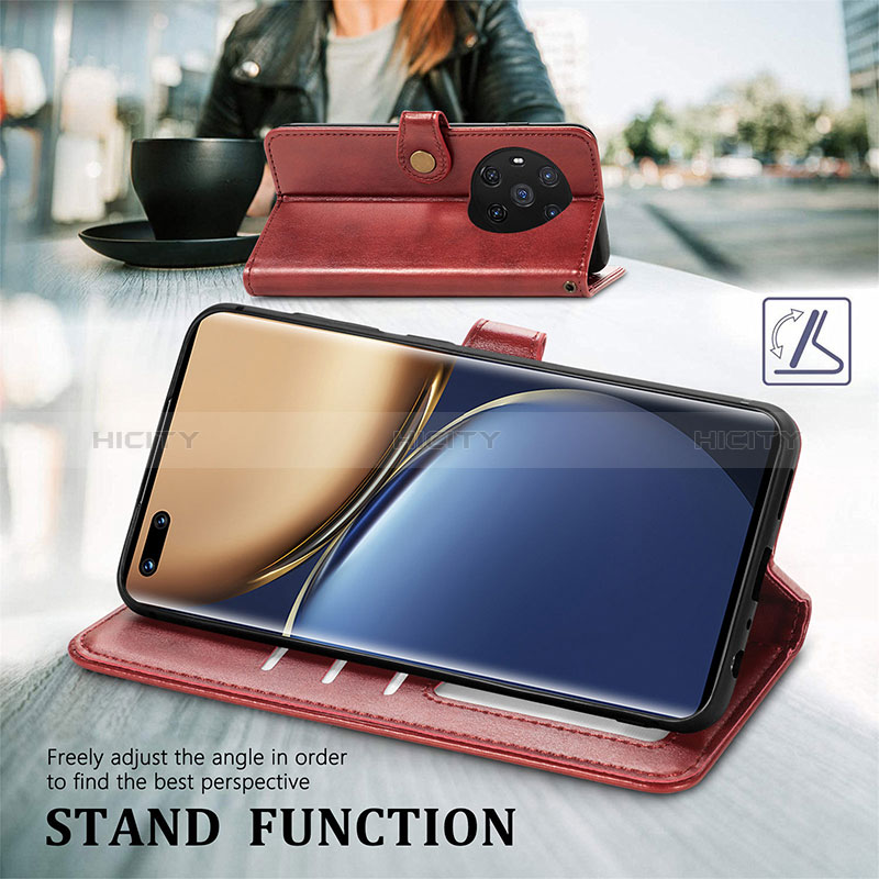 Handytasche Stand Schutzhülle Flip Leder Hülle S07D für Huawei Honor Magic3 5G groß