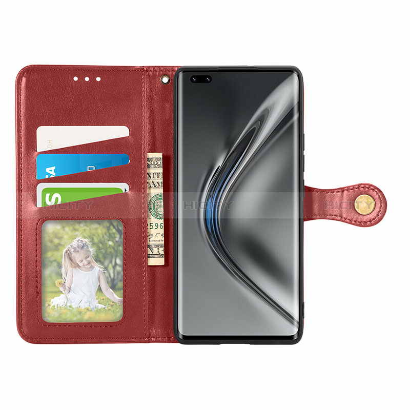 Handytasche Stand Schutzhülle Flip Leder Hülle S07D für Huawei Honor V40 5G