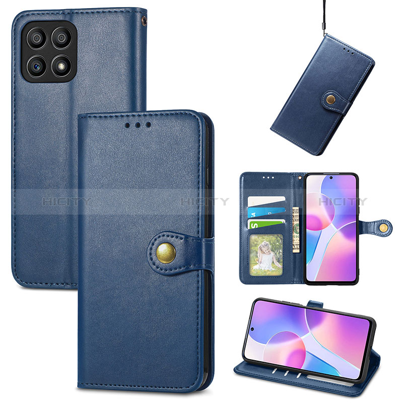 Handytasche Stand Schutzhülle Flip Leder Hülle S07D für Huawei Honor X30i