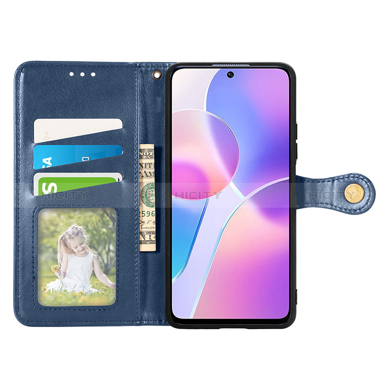 Handytasche Stand Schutzhülle Flip Leder Hülle S07D für Huawei Honor X30i