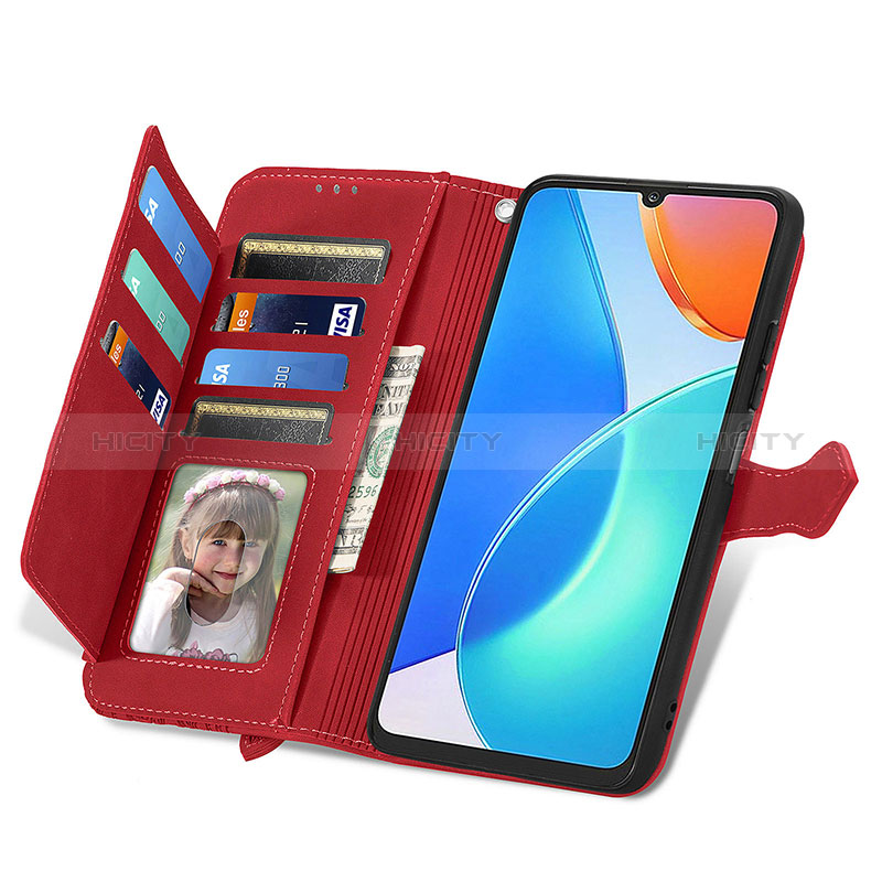 Handytasche Stand Schutzhülle Flip Leder Hülle S07D für Huawei Honor X7