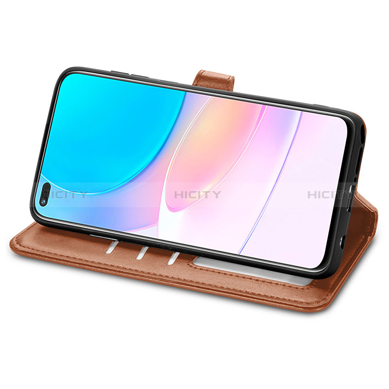 Handytasche Stand Schutzhülle Flip Leder Hülle S07D für Huawei Nova 8i