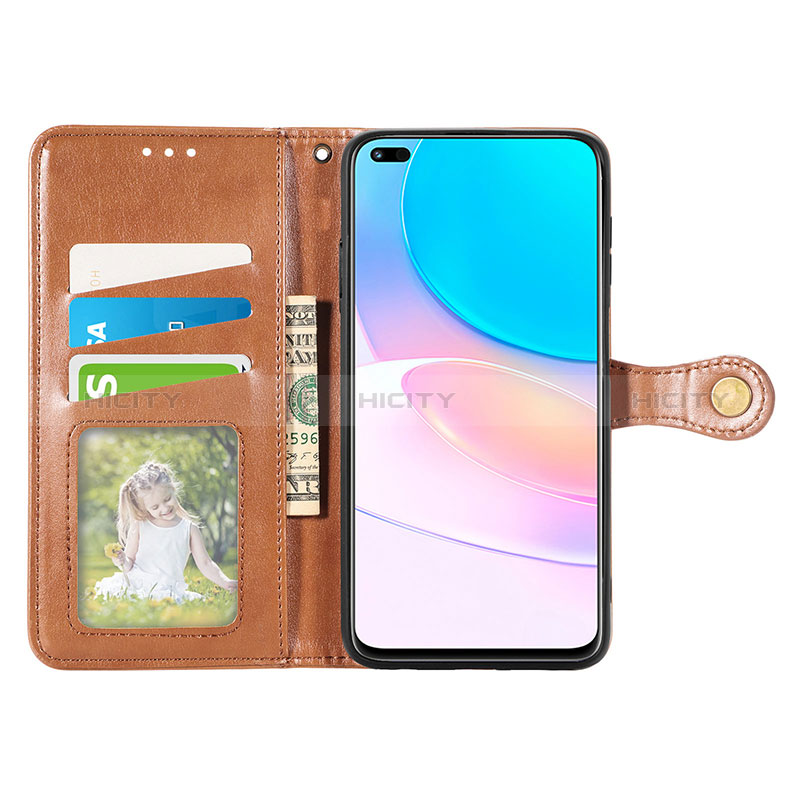 Handytasche Stand Schutzhülle Flip Leder Hülle S07D für Huawei Nova 8i