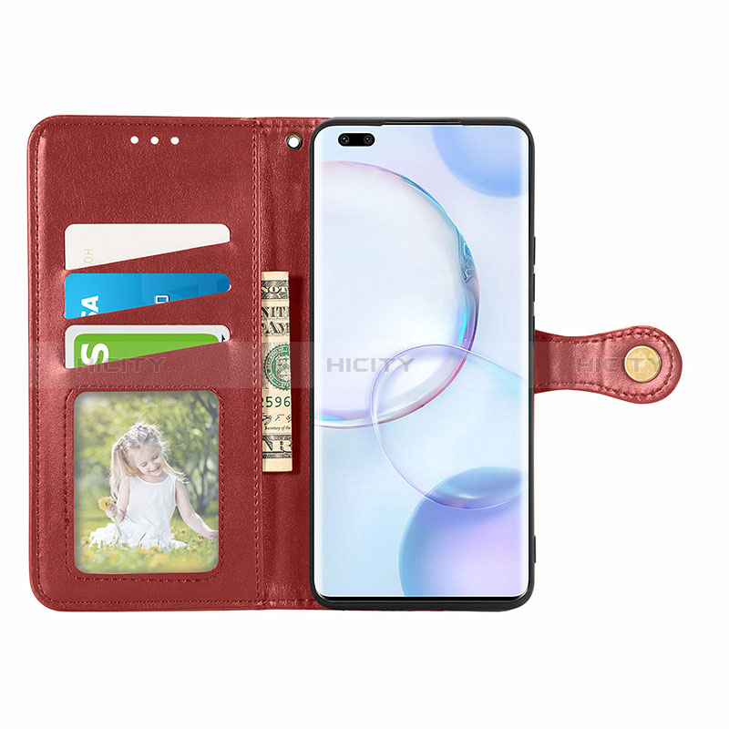 Handytasche Stand Schutzhülle Flip Leder Hülle S07D für Huawei Nova 9 Pro groß