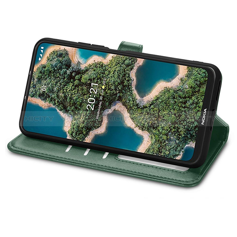 Handytasche Stand Schutzhülle Flip Leder Hülle S07D für Nokia X20 groß