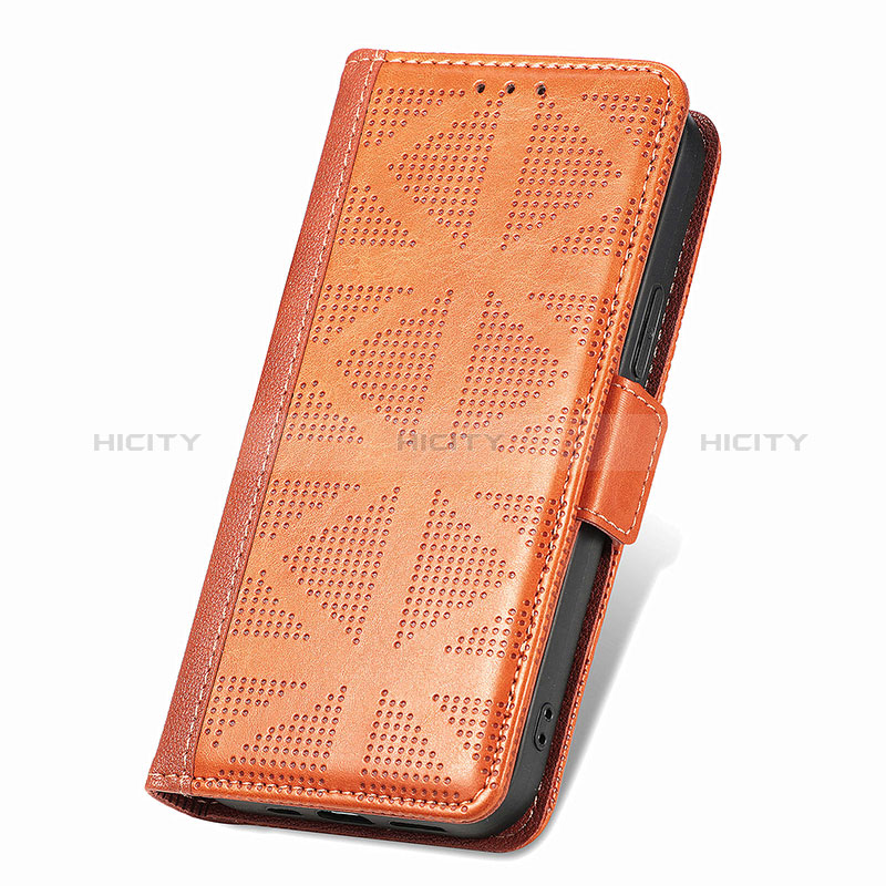 Handytasche Stand Schutzhülle Flip Leder Hülle S07D für Samsung Galaxy A12 groß