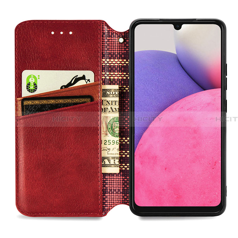 Handytasche Stand Schutzhülle Flip Leder Hülle S07D für Samsung Galaxy A33 5G