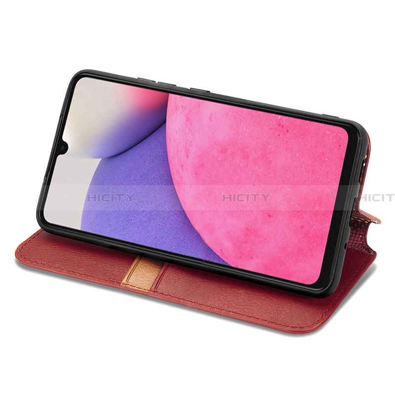 Handytasche Stand Schutzhülle Flip Leder Hülle S07D für Samsung Galaxy A33 5G