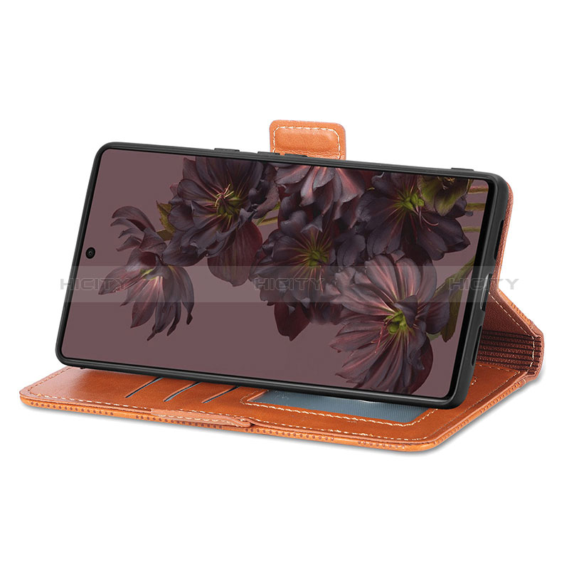 Handytasche Stand Schutzhülle Flip Leder Hülle S08D für Google Pixel 7 5G groß