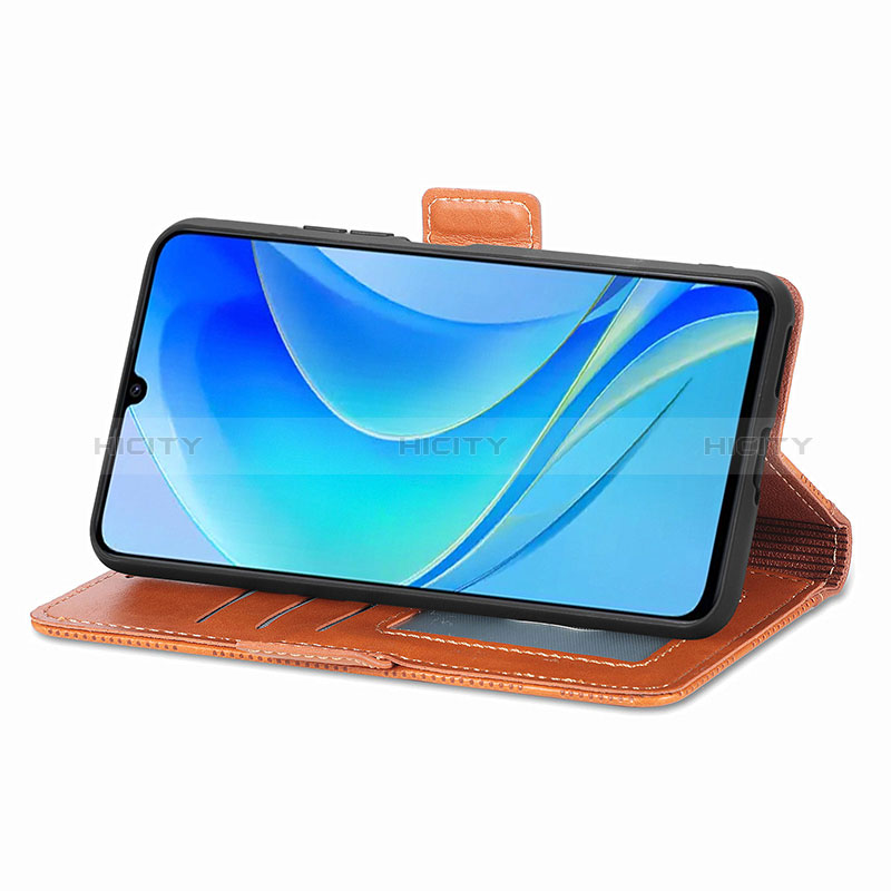 Handytasche Stand Schutzhülle Flip Leder Hülle S08D für Huawei Enjoy 50 groß