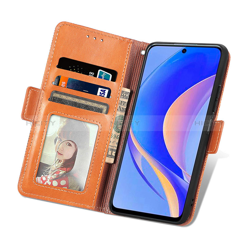 Handytasche Stand Schutzhülle Flip Leder Hülle S08D für Huawei Enjoy 50 Pro