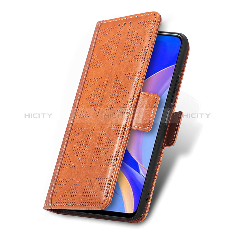 Handytasche Stand Schutzhülle Flip Leder Hülle S08D für Huawei Enjoy 50 Pro groß