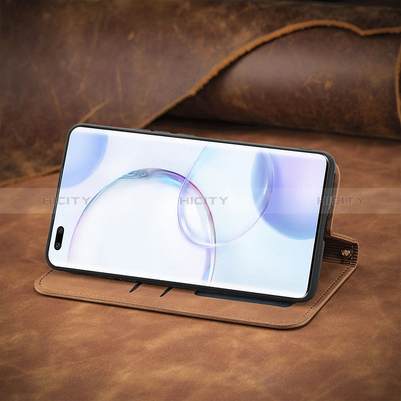 Handytasche Stand Schutzhülle Flip Leder Hülle S08D für Huawei Honor 50 Pro 5G groß