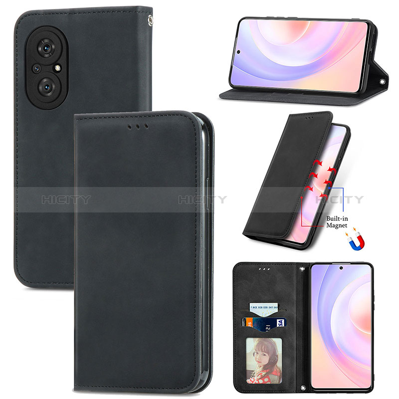 Handytasche Stand Schutzhülle Flip Leder Hülle S08D für Huawei Honor 50 SE 5G