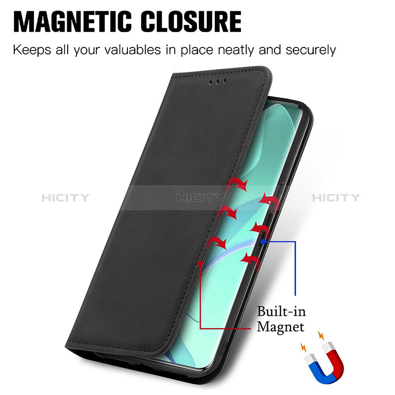 Handytasche Stand Schutzhülle Flip Leder Hülle S08D für Huawei Honor 60 Pro 5G groß