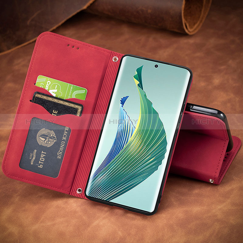 Handytasche Stand Schutzhülle Flip Leder Hülle S08D für Huawei Honor Magic5 Lite 5G