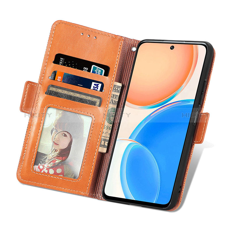 Handytasche Stand Schutzhülle Flip Leder Hülle S08D für Huawei Honor X8 4G groß