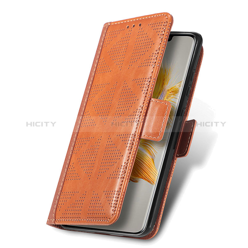 Handytasche Stand Schutzhülle Flip Leder Hülle S08D für Huawei Mate 50 Pro