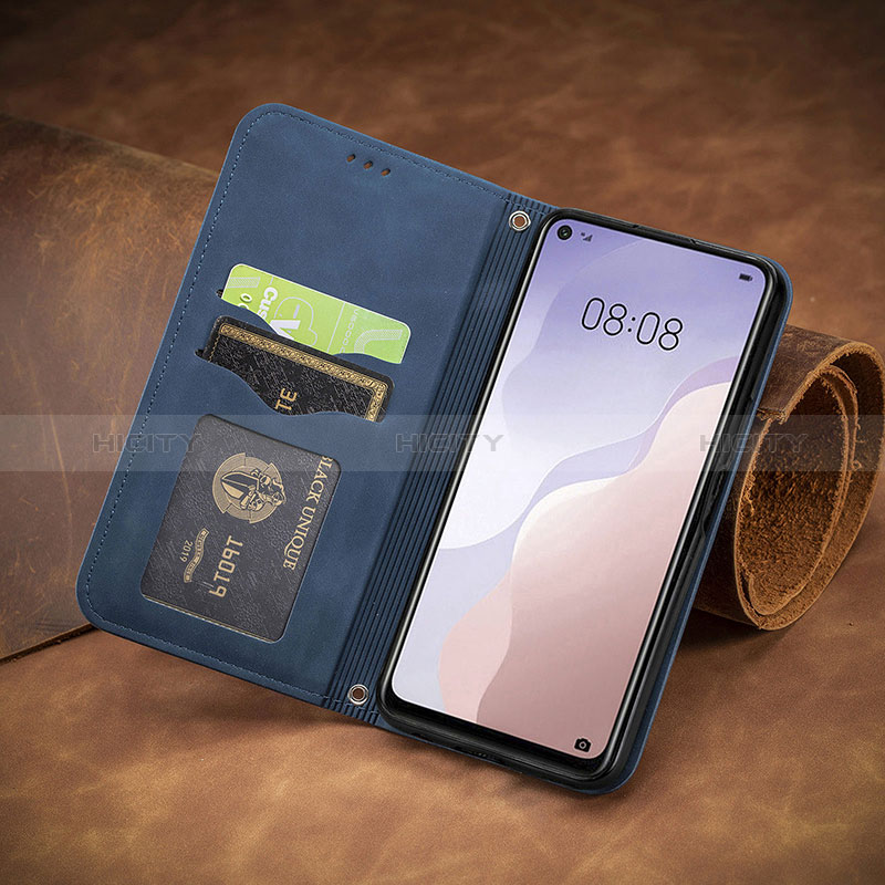 Handytasche Stand Schutzhülle Flip Leder Hülle S08D für Huawei Nova 7 SE 5G groß