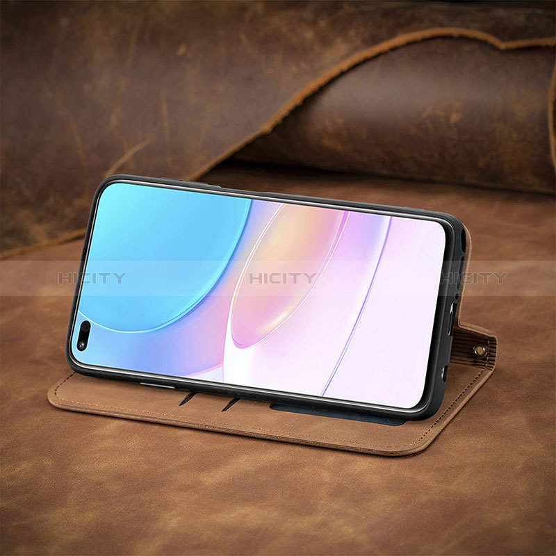 Handytasche Stand Schutzhülle Flip Leder Hülle S08D für Huawei Nova 8i groß