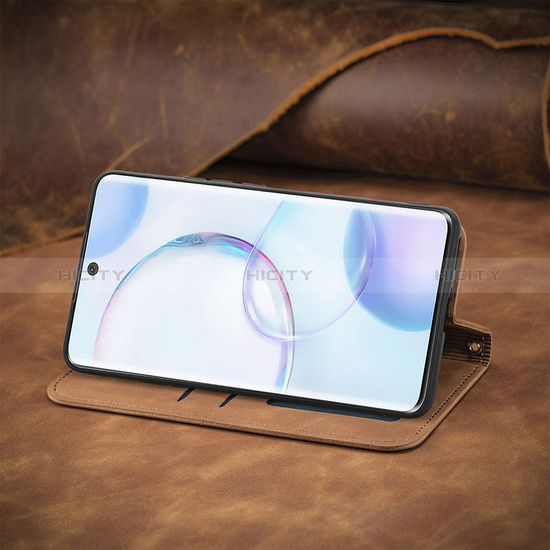 Handytasche Stand Schutzhülle Flip Leder Hülle S08D für Huawei Nova 9 groß