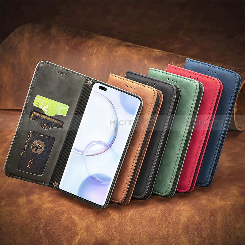 Handytasche Stand Schutzhülle Flip Leder Hülle S08D für Huawei Nova 9 Pro groß