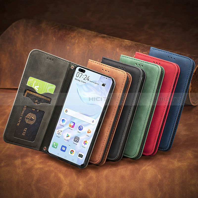 Handytasche Stand Schutzhülle Flip Leder Hülle S08D für Huawei P40 Pro