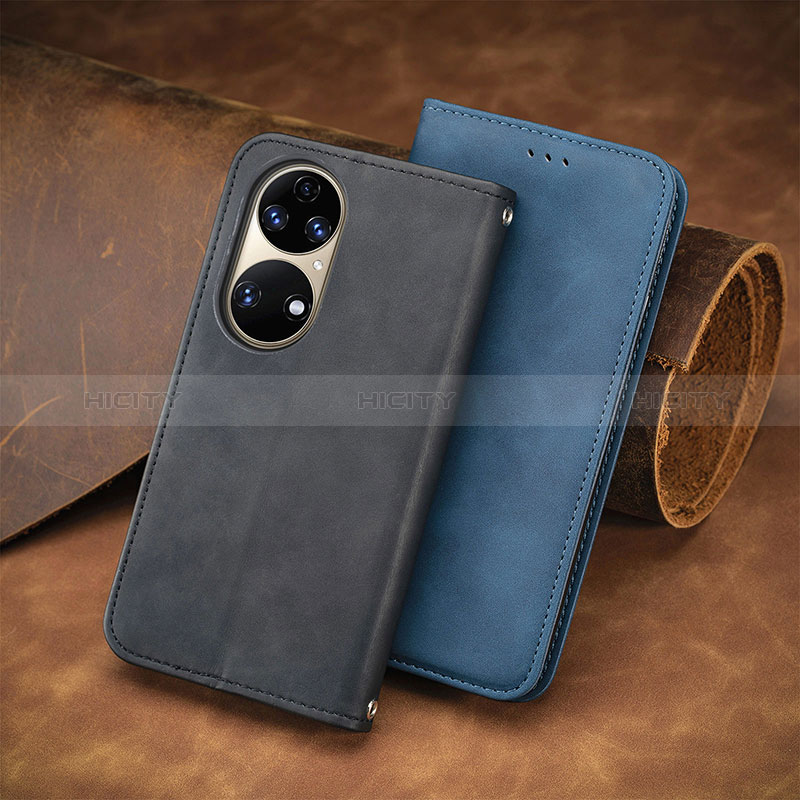 Handytasche Stand Schutzhülle Flip Leder Hülle S08D für Huawei P50 Pro