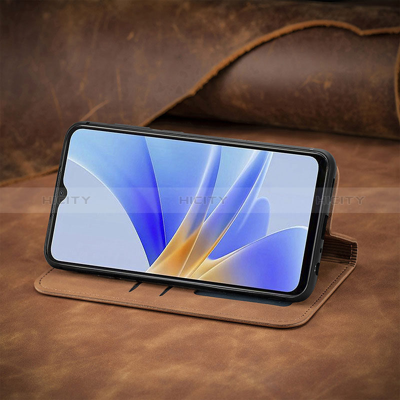 Handytasche Stand Schutzhülle Flip Leder Hülle S08D für Oppo A17K