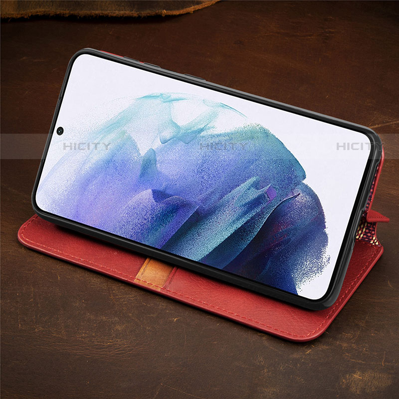 Handytasche Stand Schutzhülle Flip Leder Hülle S08D für Samsung Galaxy S23 Plus 5G