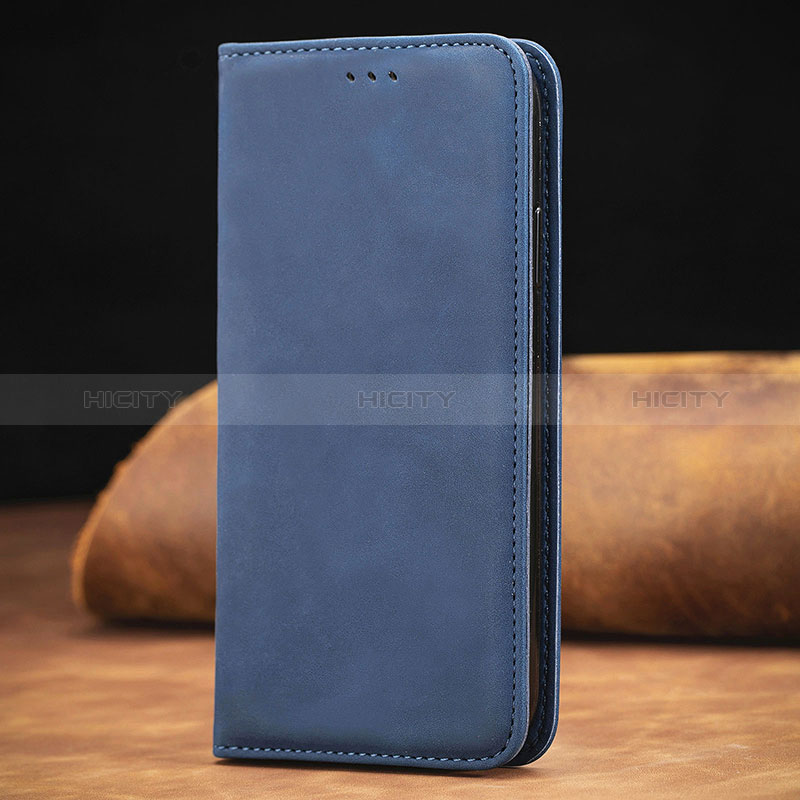 Handytasche Stand Schutzhülle Flip Leder Hülle S08D für Xiaomi Mi 10S 5G Blau