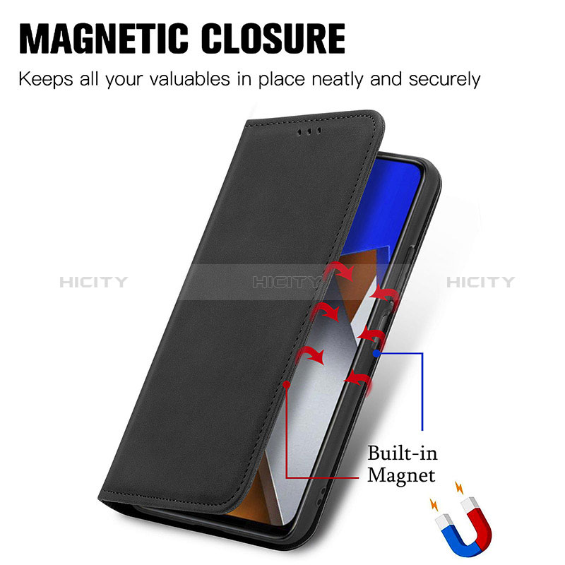 Handytasche Stand Schutzhülle Flip Leder Hülle S08D für Xiaomi Poco M4 Pro 4G